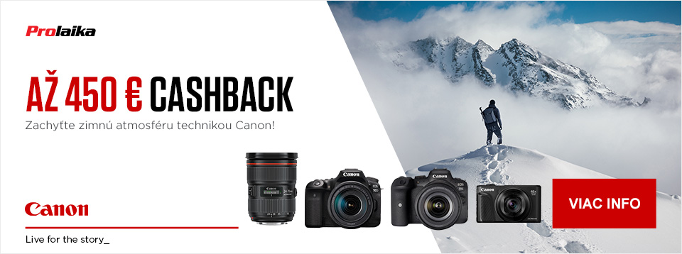 Canon Zimný Cashback 2021