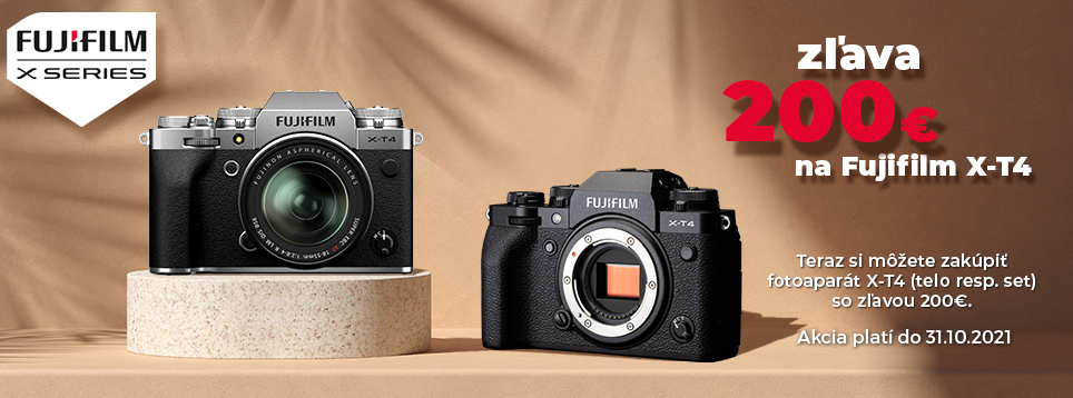 Fujifilm X-T4 zlava 200 €