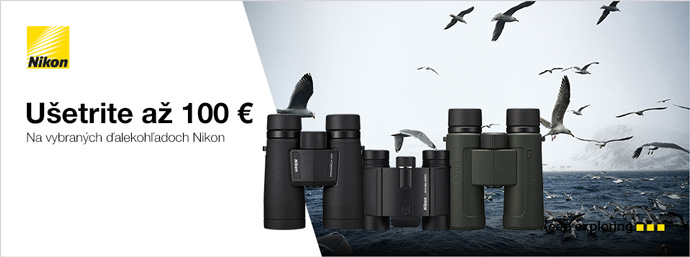 Ďalekohľady Nikon so zľavou až 100 €