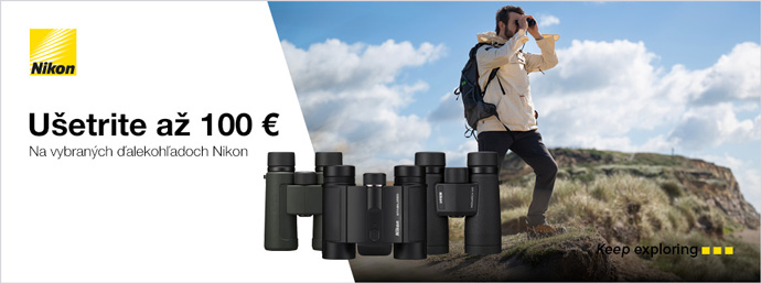 alekohady Nikon so zavou a 100 
