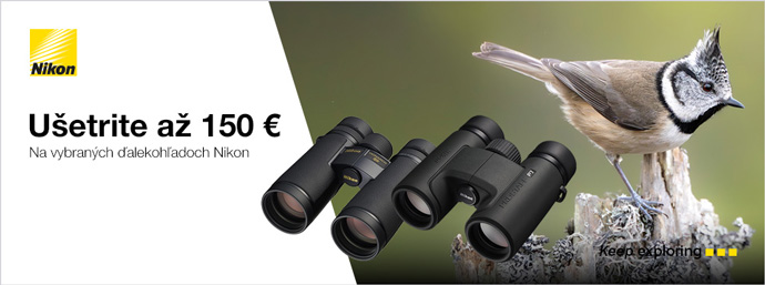 Ďalekohľady Nikon so zľavou až 150 €