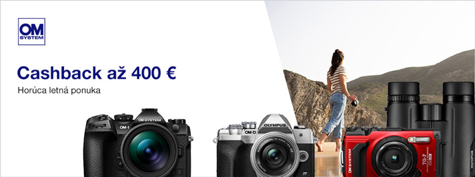 OM System cashback a 600 