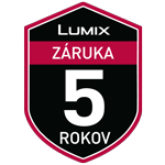 5 rokov zruka Lumix