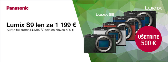 Nov Lumix S9 so zavou 500 