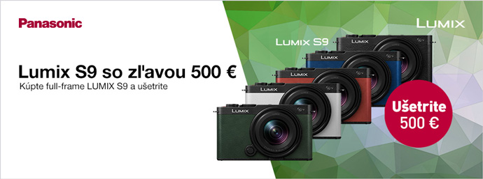 Nov Lumix S9 so zavou 500 