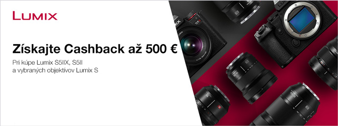 Panasonic Lumix Cashback a 500  na vybran objektvy a fotoaparty