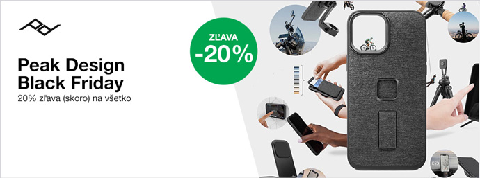 Peak Design zava -20%