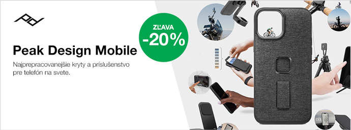 Peak Design Mobile zava -20%