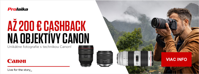 Canon Cashback na objektvy