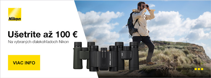 Nikon alekohady so zavou a 100 Eur