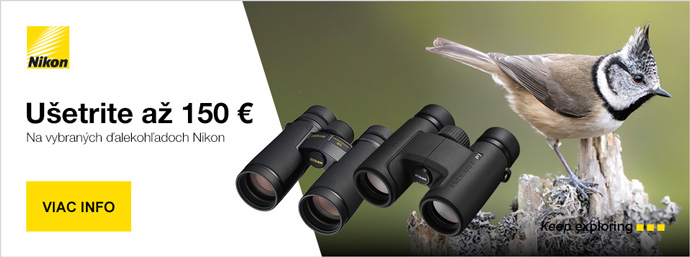 Nikon ďalekohľady so zľavou až 150 Eur Nikon ďalekohľady so zľavou až 150 Eur