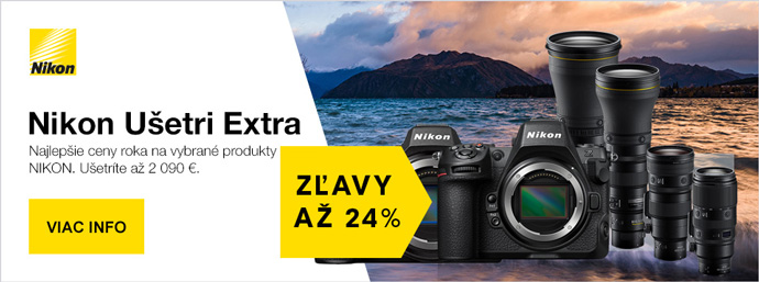 Nikon U�etri Extra: z�avy a� 24 %