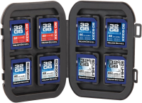 Delkin Weather Resistant Case for 8 SD cards