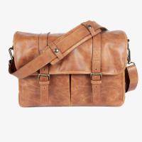 Bronkey Roma Brown Tanned leather Camera Bag new