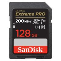 SanDisk SDXC Extreme PRO 128GB Class 10, UHS-I U3 V30, R: 200MB/s, W: 90MB/s