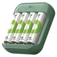 GP USB nab�ja�ka bat�ri� Everyday + 4x AA GP ReCyko 2100 mAh