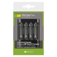 GP Recyko Plus Pro USB Rapid Charger + 4x2000 mAh batrie