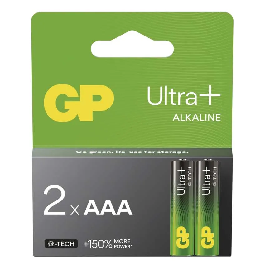 GP LR03/AAA Ultra+ 2 ks alkalick� bat�ria