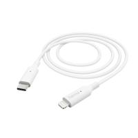 Hama MFi USB-C Lightning kbel pre Apple, 1 m, biely