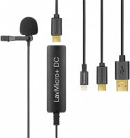 Saramonic LavMicro + DC klopov� mikrof�n s 3 konektormi USB-C, Lightning, USB-A