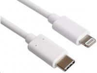 PREMIUMCORD Apple Lightning - USB-C USB nabjac a kbel MFi pre Apple iPhone/iPad, 0,5m