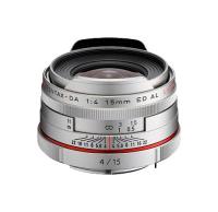 Pentax HD PENTAX-DA 15mm f/4 ED AL Limited, Strieborn