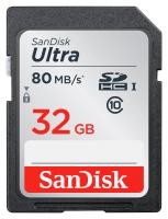 SanDisk SDHC Ultra 32GB Class 10, UHS-I U1, R: 100MB/s
