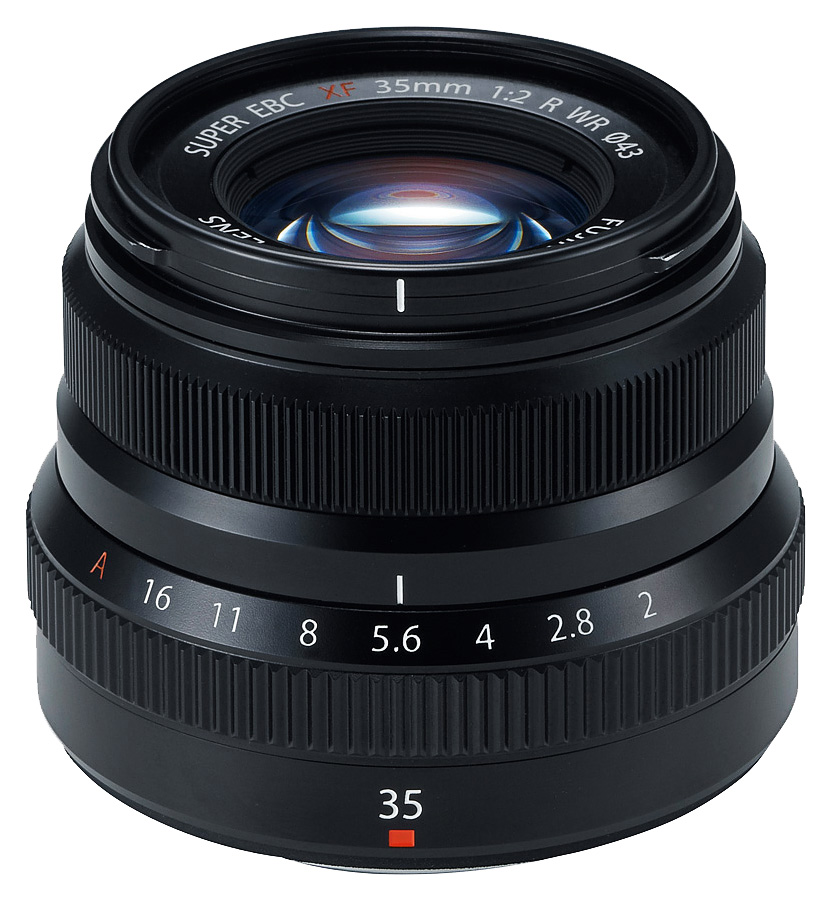 Fujifilm Fujinon XF 35mm f/2 R WR, ierny