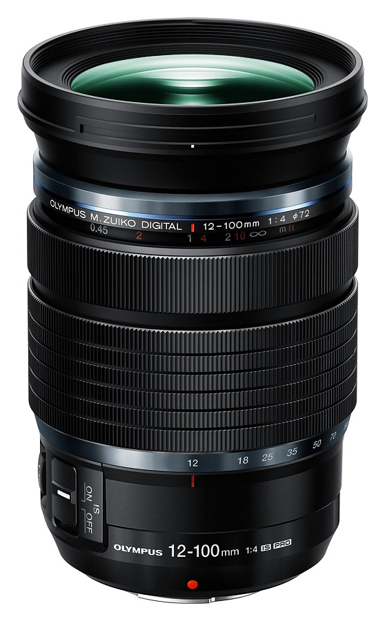 Olympus M. Zuiko Digital ED 12-100mm f/4 IS PRO, ierny