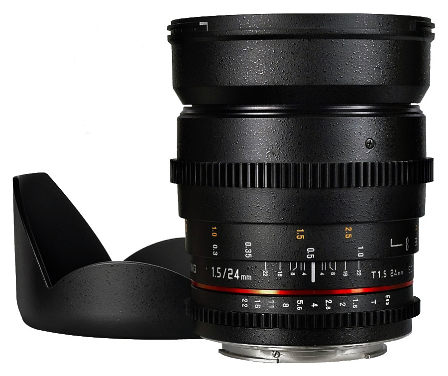 Samyang 24mm T1.5 ED AS UMC II VDSLR, baj. Canon EF