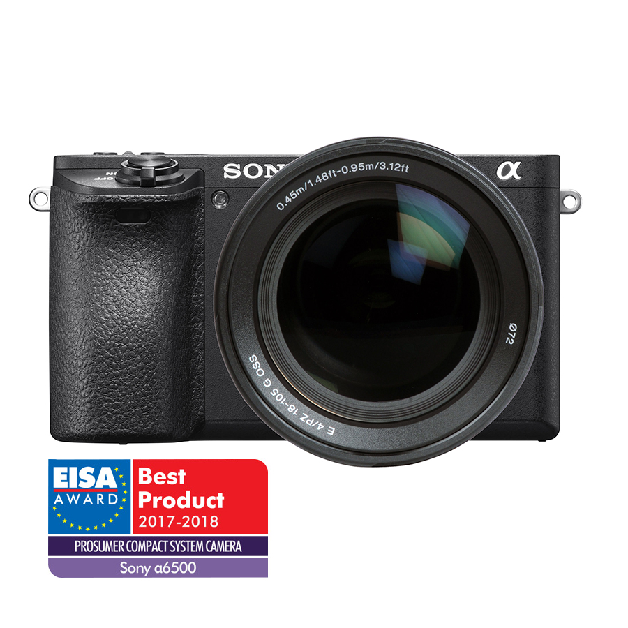 Sony Alpha A6500 + Sony E PZ 18-105mm f/4 G OSS, ierny kit